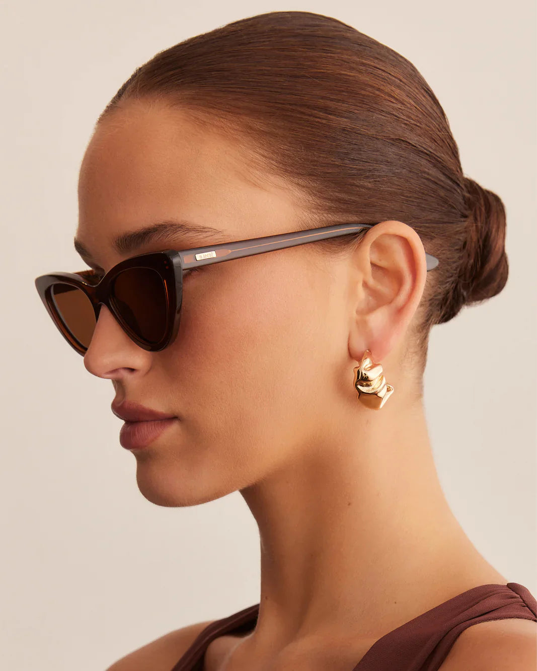 Banbé | Isla Sunglasses - Mocha/Chocolate