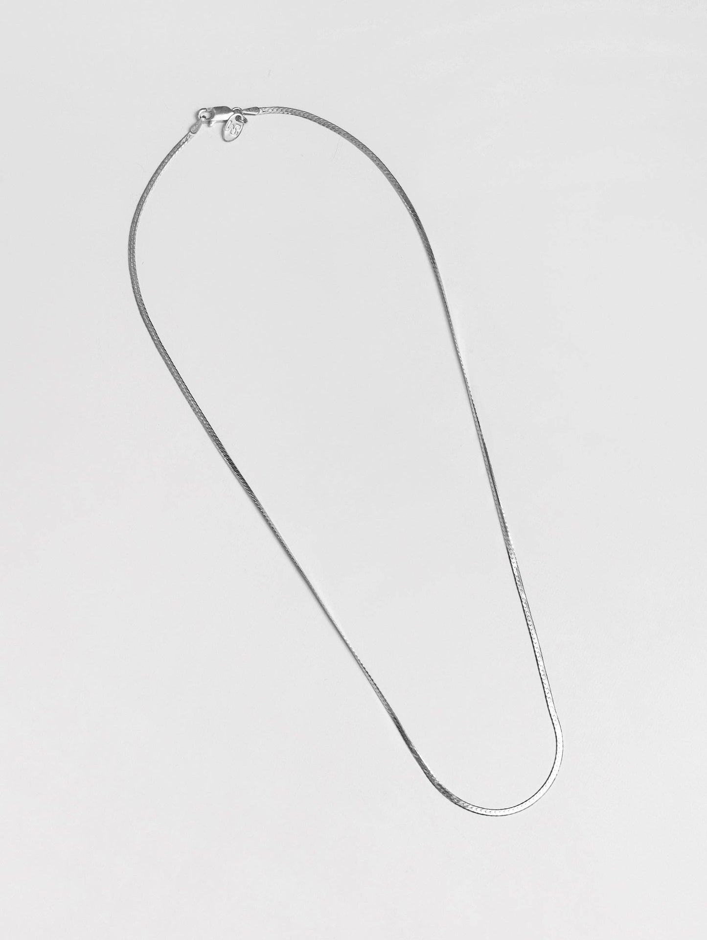 Wolf Circus | Thin Herringbone Chain in Sterling Silver
