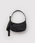 Baggu | Small Nylon Crescent Bag - Charcoal Ditsy Floral