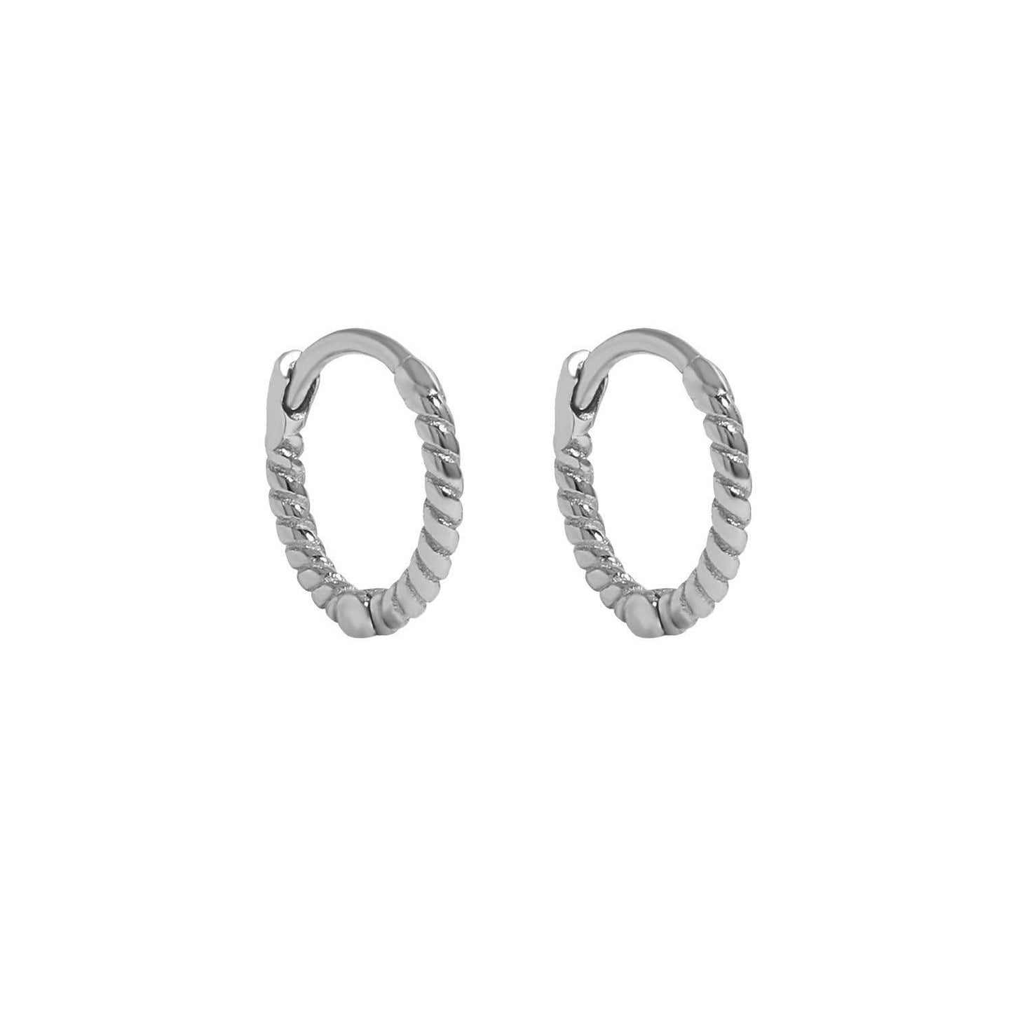 Love Local Jewelry | Malea Hoops 11mm - Silver