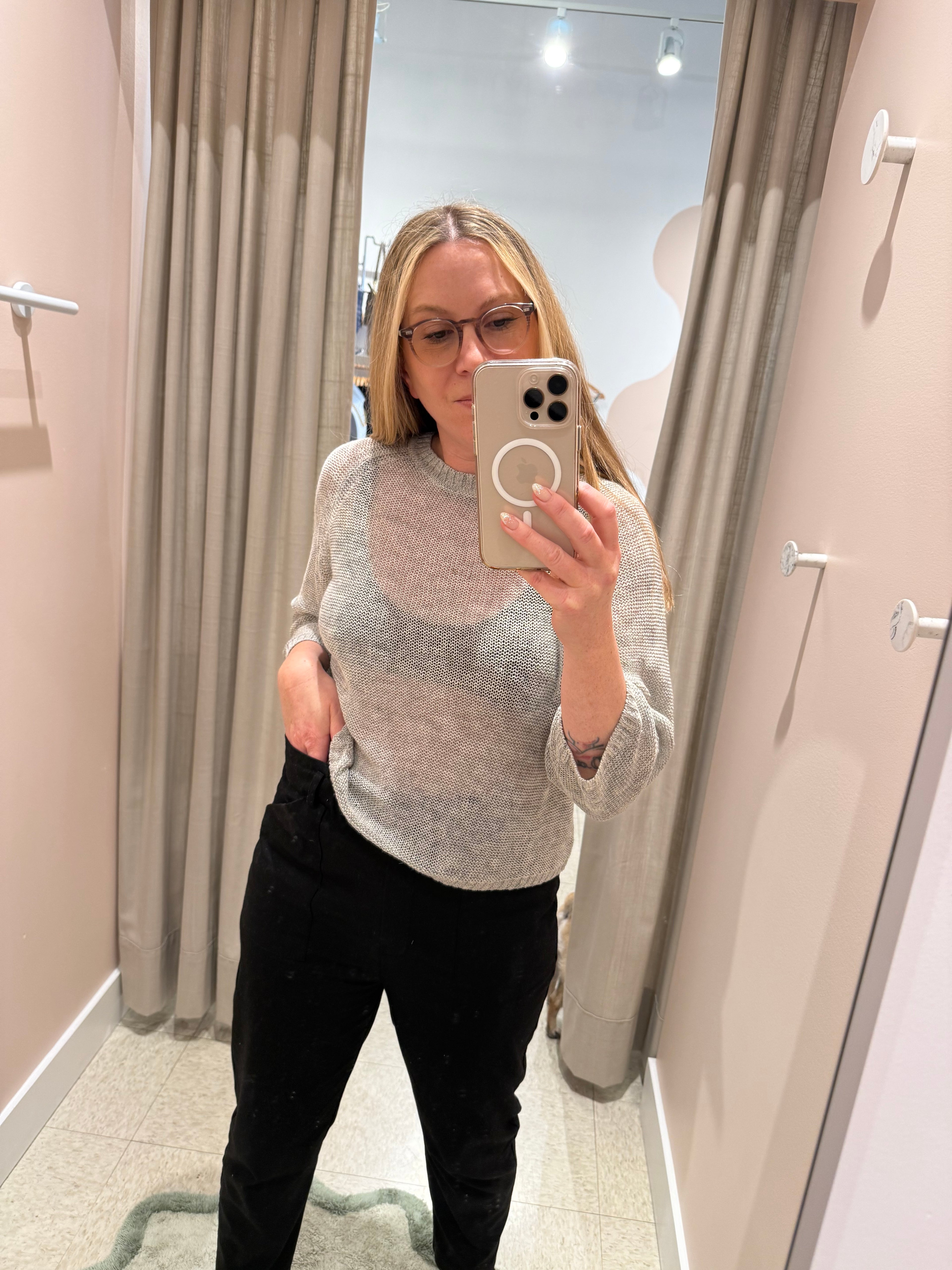 Naïf | Dorothee Sweater - Melange Grey