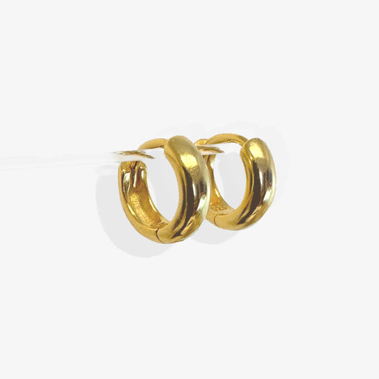 Love Local Jewelry | Mia Bold Hoops 7mm - Gold