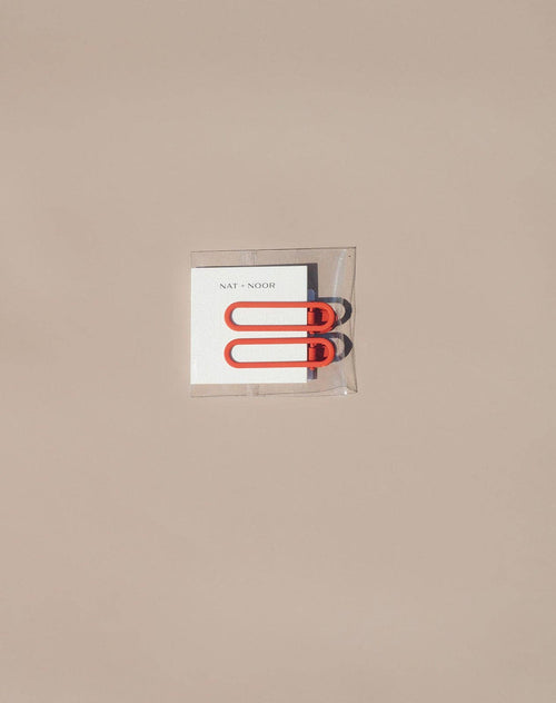 Nat + Noor | Rio Hair Clips - Heirloom Tomato