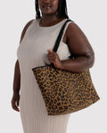 Baggu | Large Nylon Reversible Tote - Leopard Mix