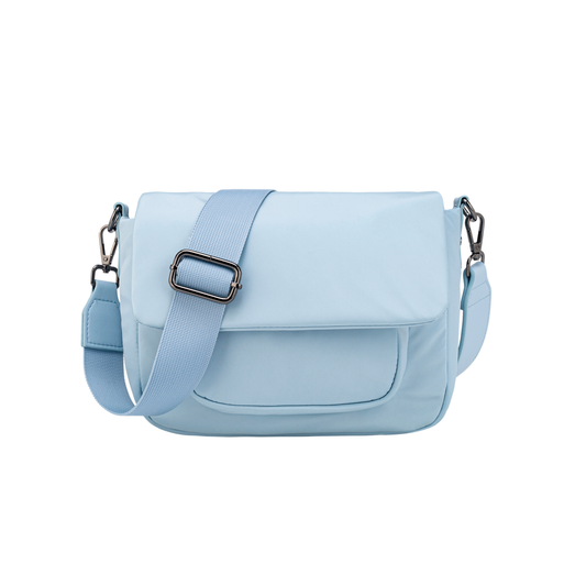 HVISK | Cayman Pocket Puffer Matt Twill Bag - Blue Sky