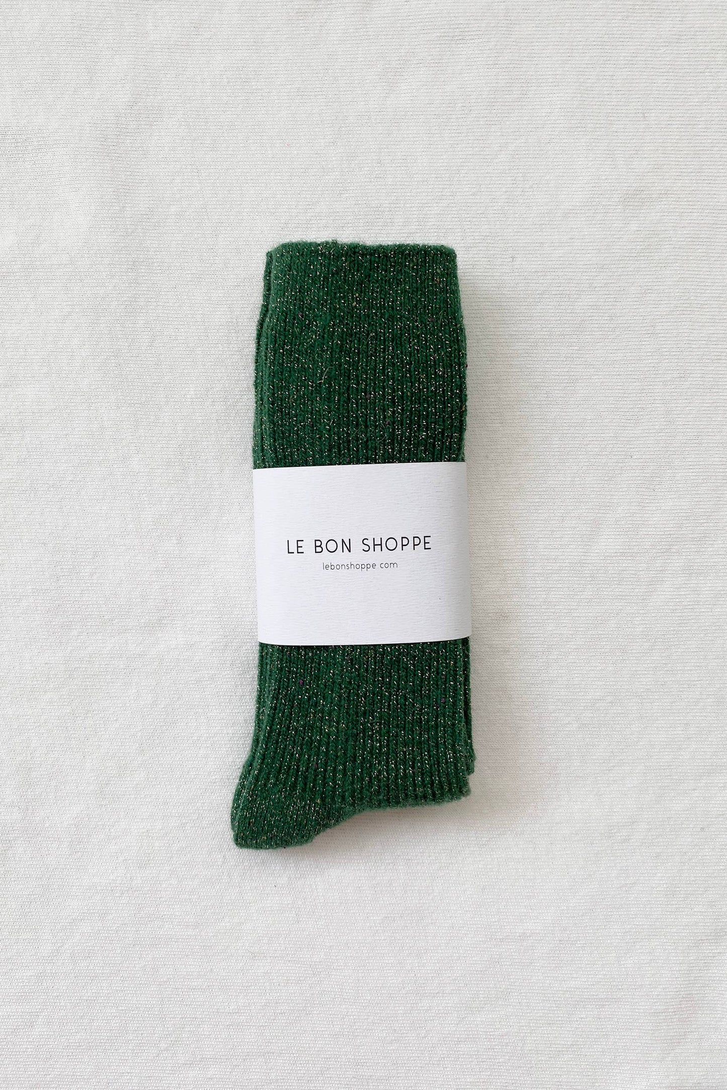 Le Bon Shoppe | Winter Sparkle Socks - Evergreen