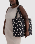Baggu | Cloud Carry On - Black and Cream Polka Dot