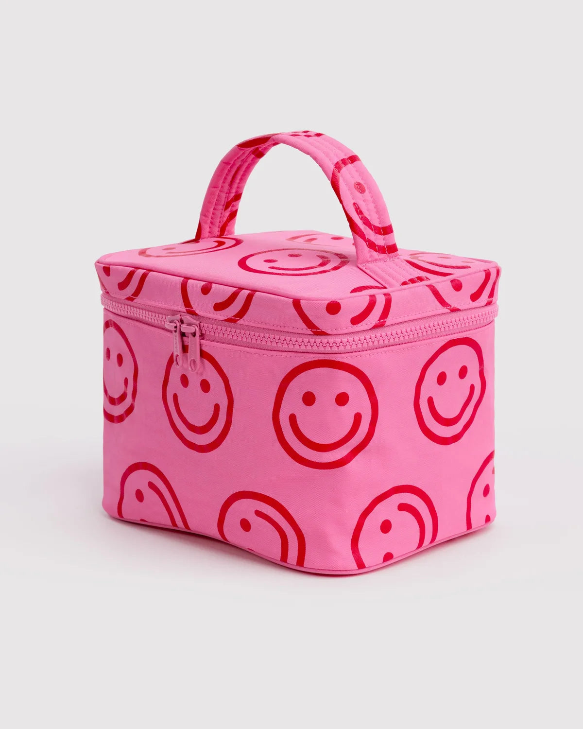 Baggu | Large Cosmetic Case -  Azalea Pink Happy