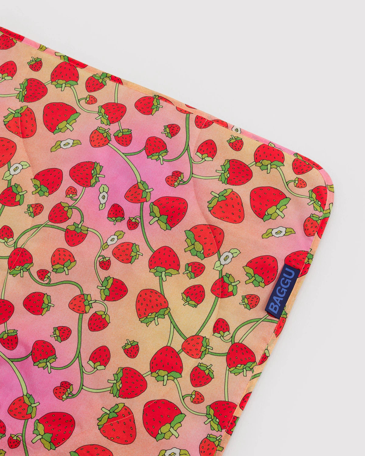 Baggu | Puffy Picnic Blanket - Strawberry Blossom