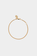 Kara Yoo | Thin Curb Bracelet - Gold