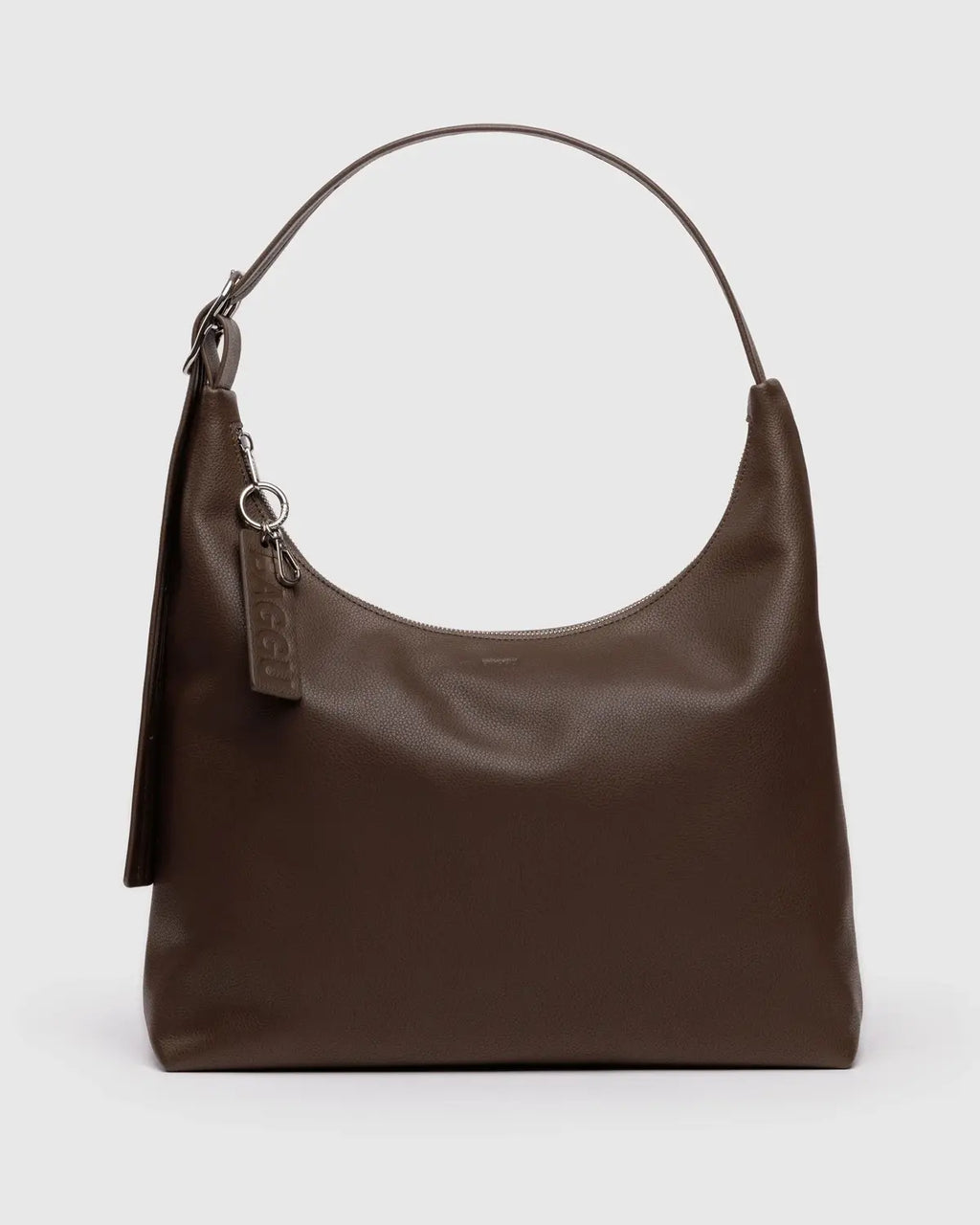 Baggu | Recycled Leather Shoulder Bag - Brown