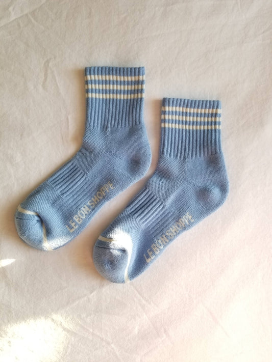 Le Bon Shoppe | Girlfriend Socks - Parisian Blue