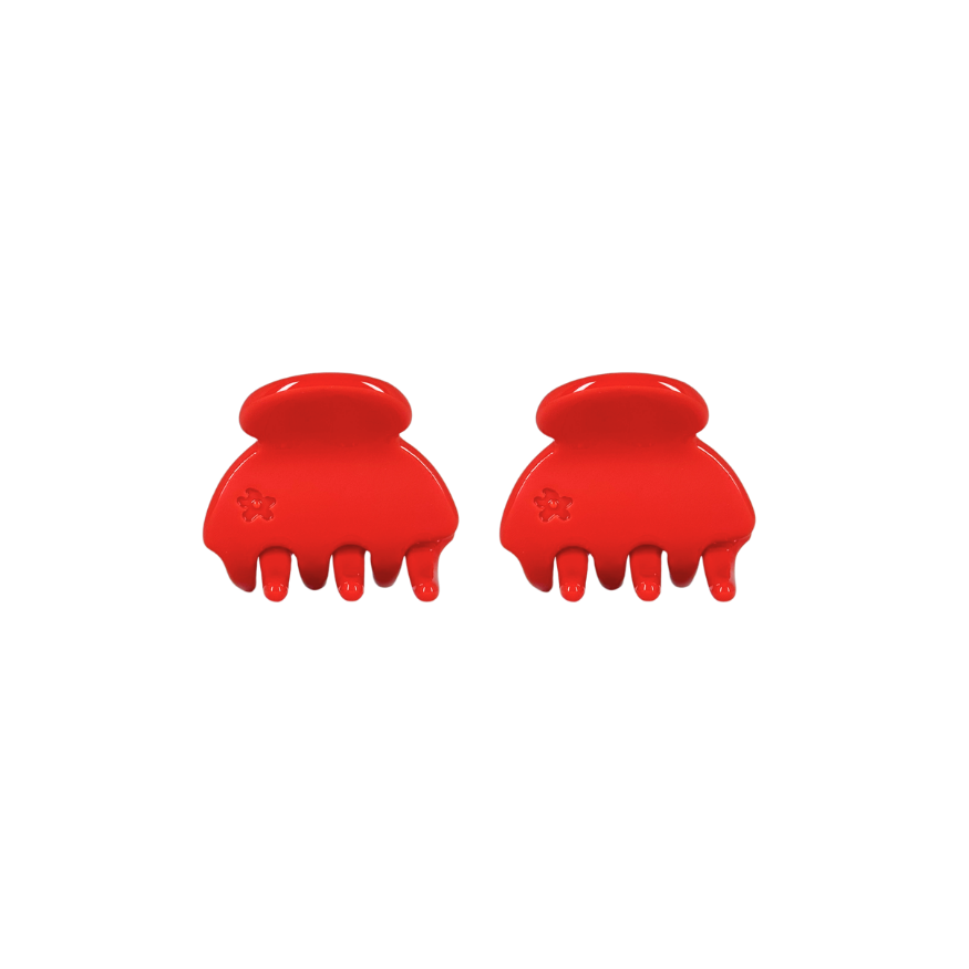 Karst Essentials | Baby Hair Claw Clip (Set of 2) — Candy Apple