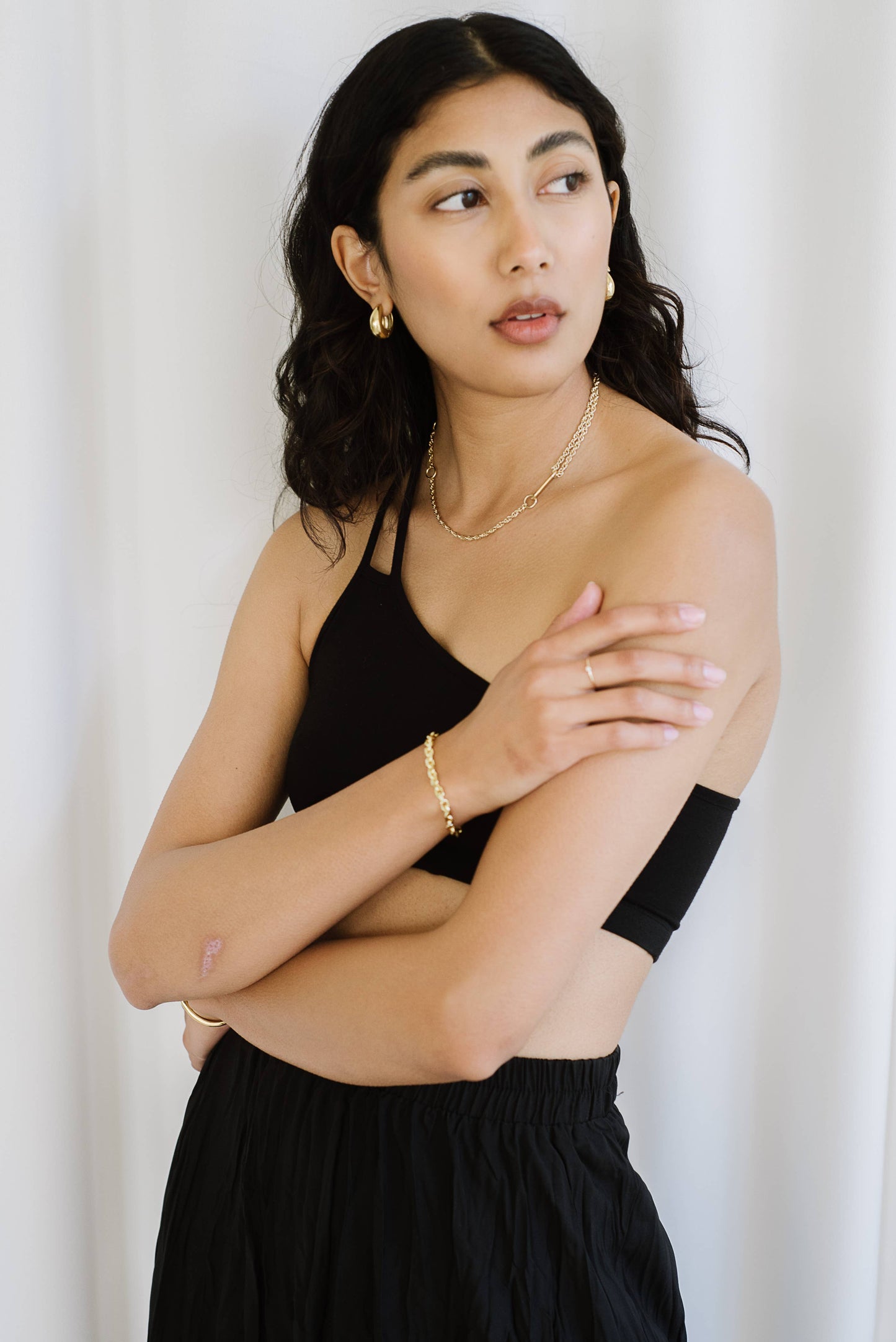 Kara Yoo | Hazel Hoops - Gold Vermeil