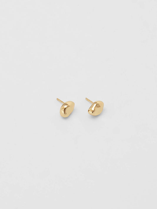 Wolf Circus | Bean Stud Earrings in Gold