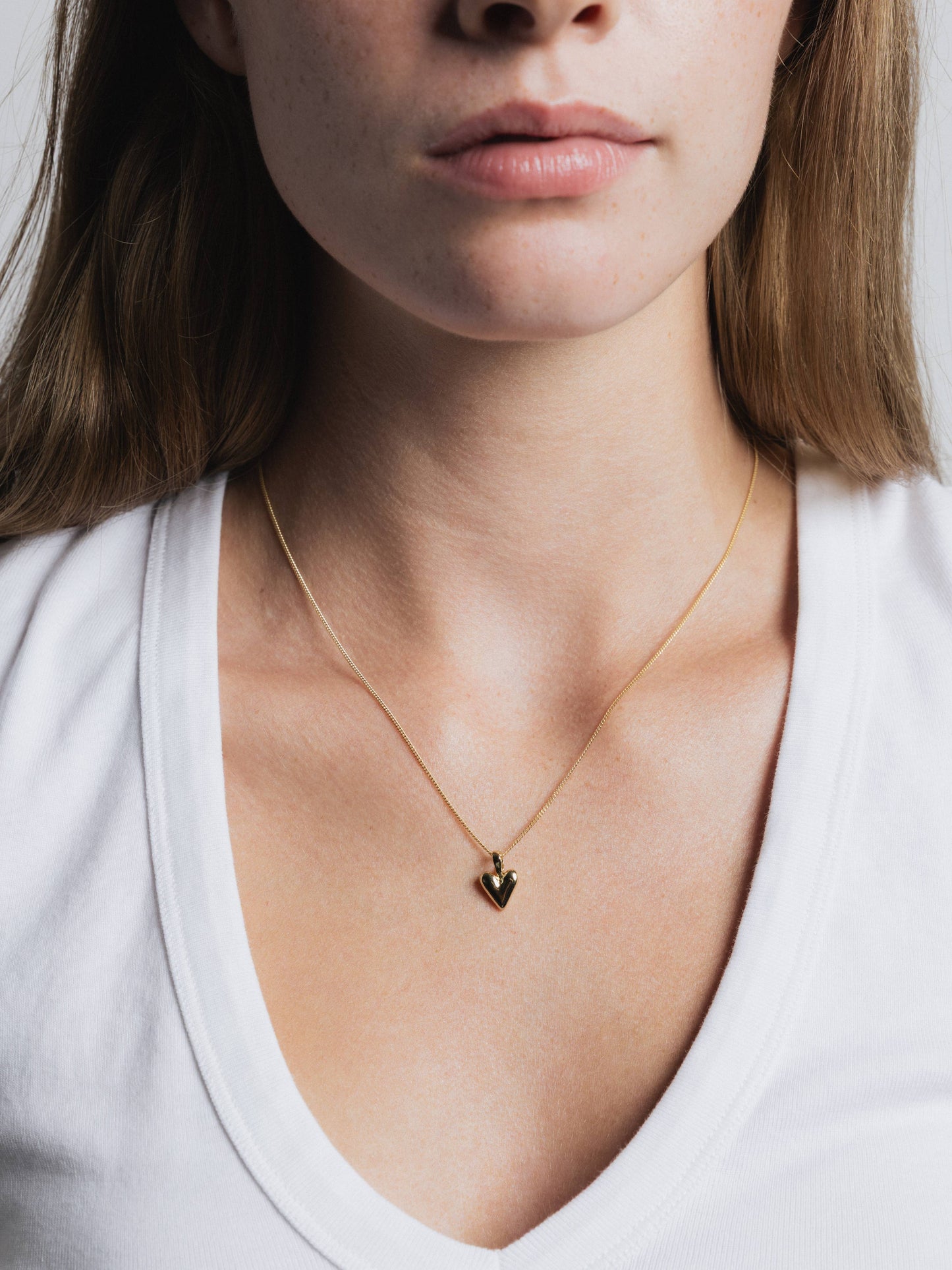 Wolf Circus | Baby Heart Necklace in Gold