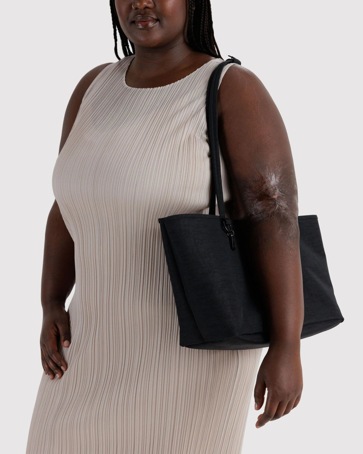 Baggu | Medium Nylon Reversible Tote - Black Mix