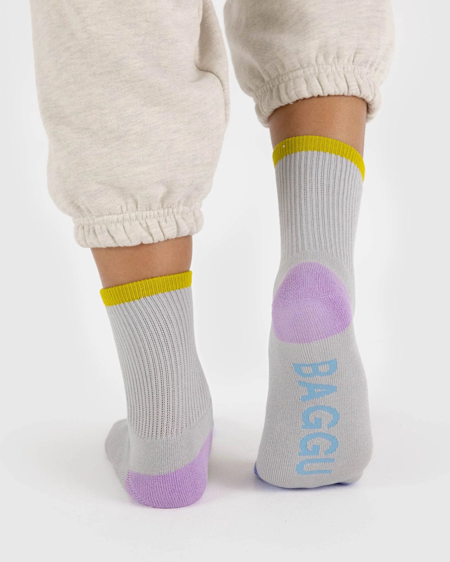 Baggu | Ribbed Sock - Fog Mix