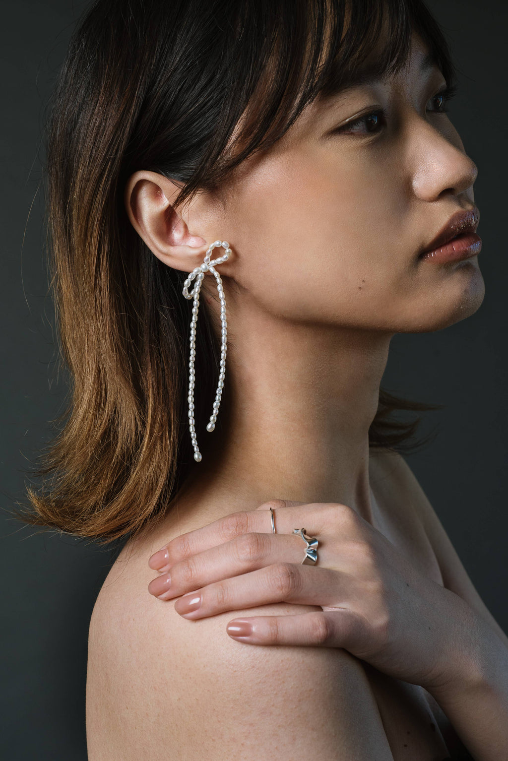 Kara Yoo | Margot Earrings - Rice Pearl