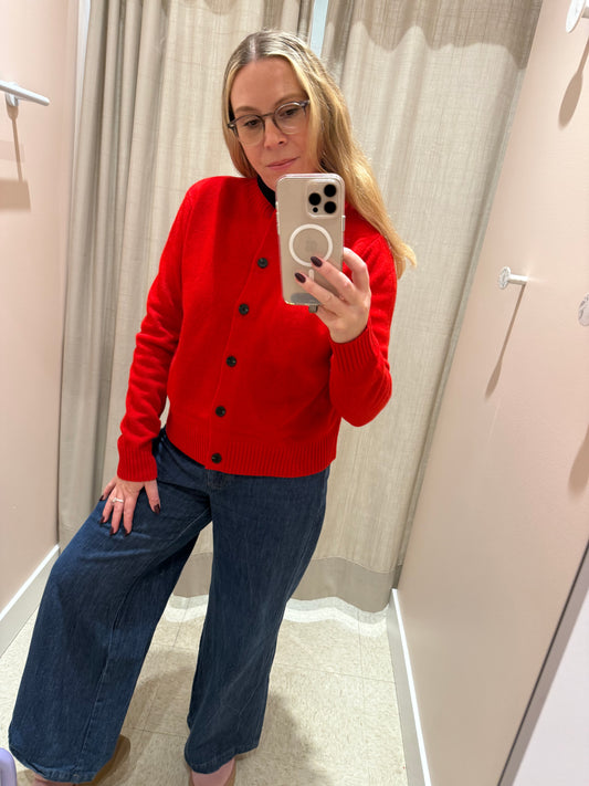 Naif | Shelly Cardigan - Red