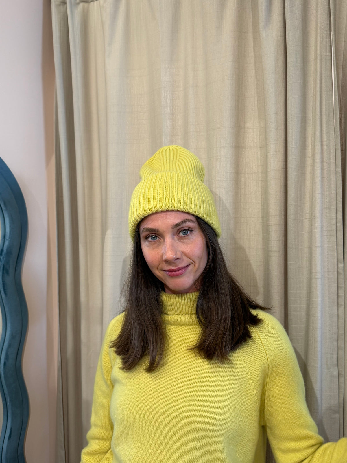 Naif | Lucy Beanie - Yellow Lime