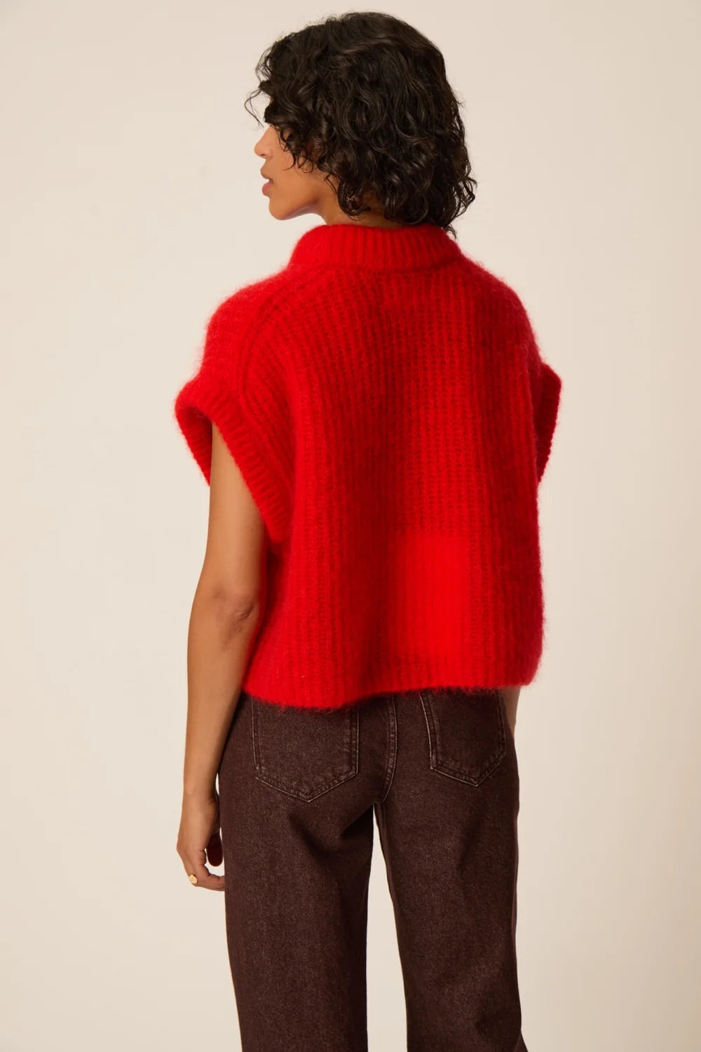 Des Petite Hauts | Alize Sleeveless Jumper - Red