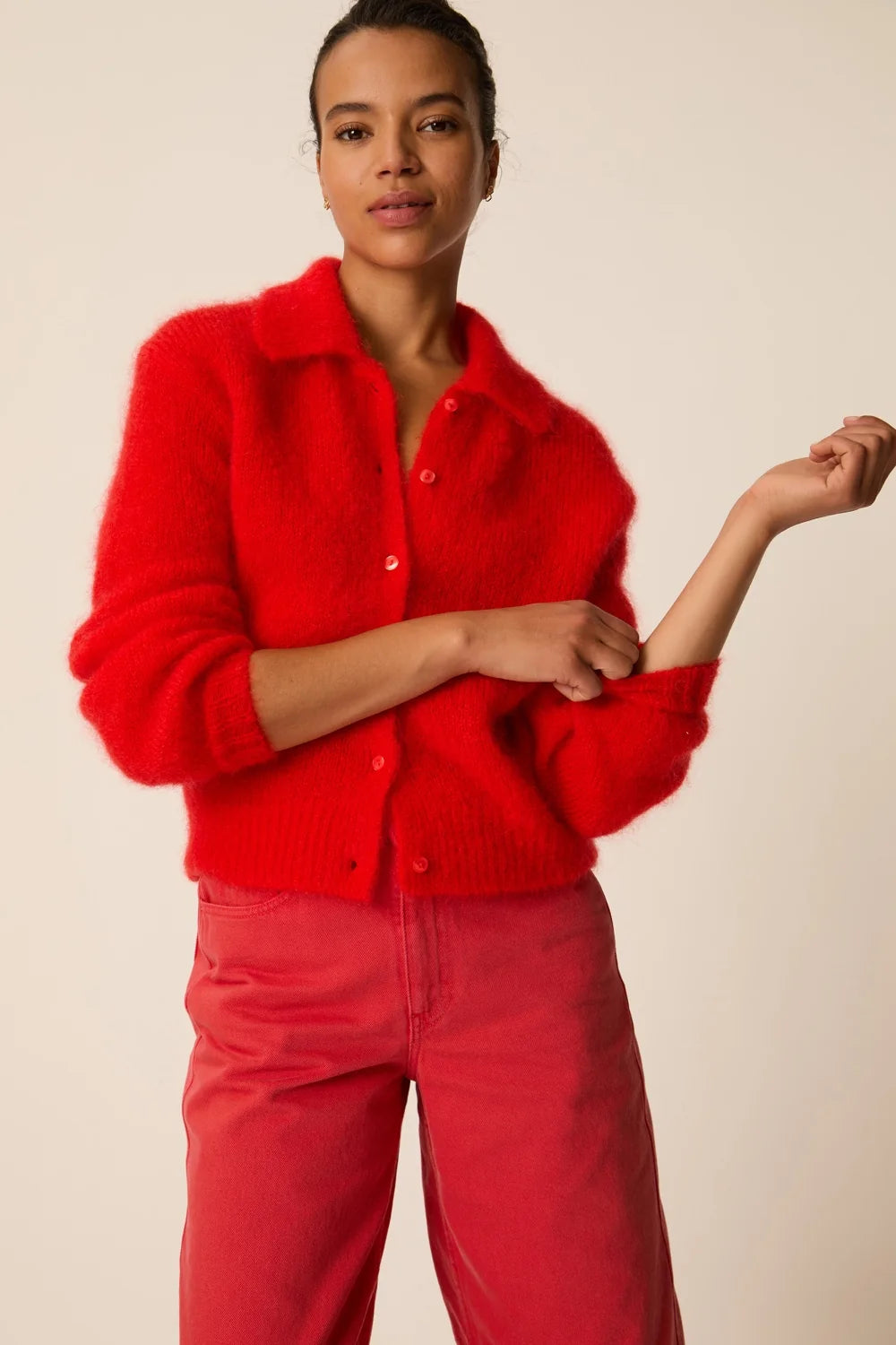Des Petite Hauts | Alpolo Cardigan - Red