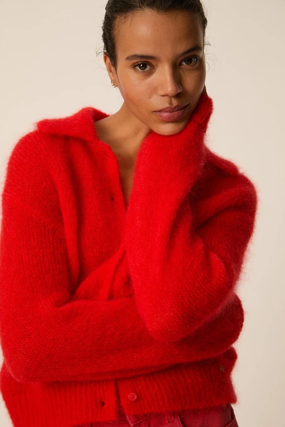 Des Petite Hauts | Alpolo Cardigan - Red