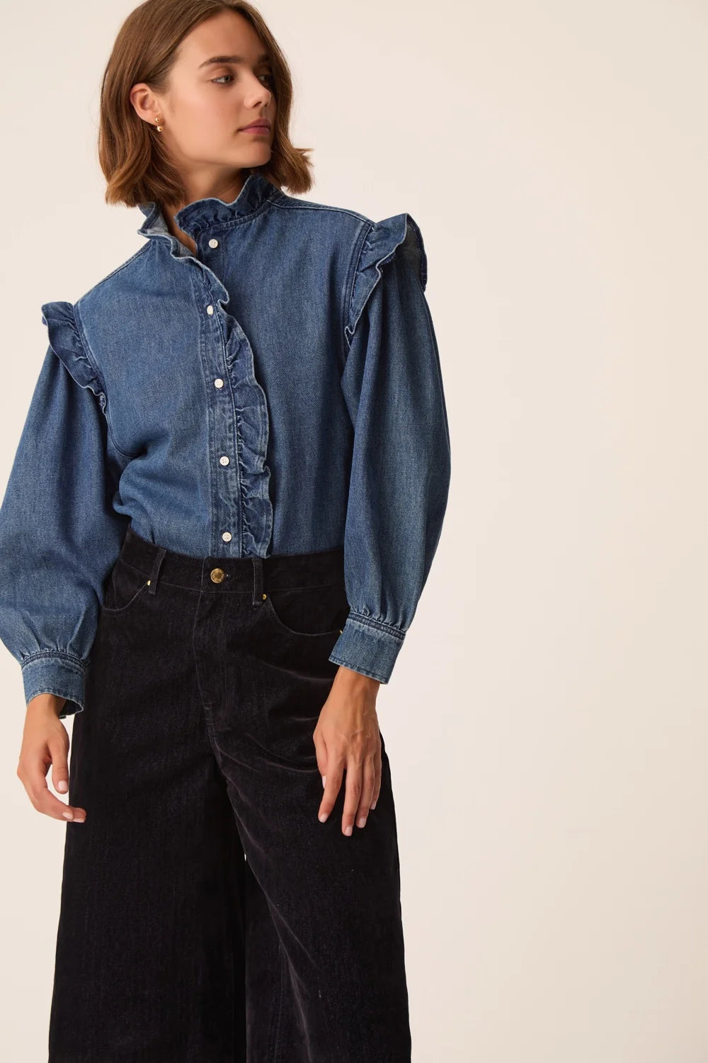 Des Petits Haut | Lazou - Middle Blue