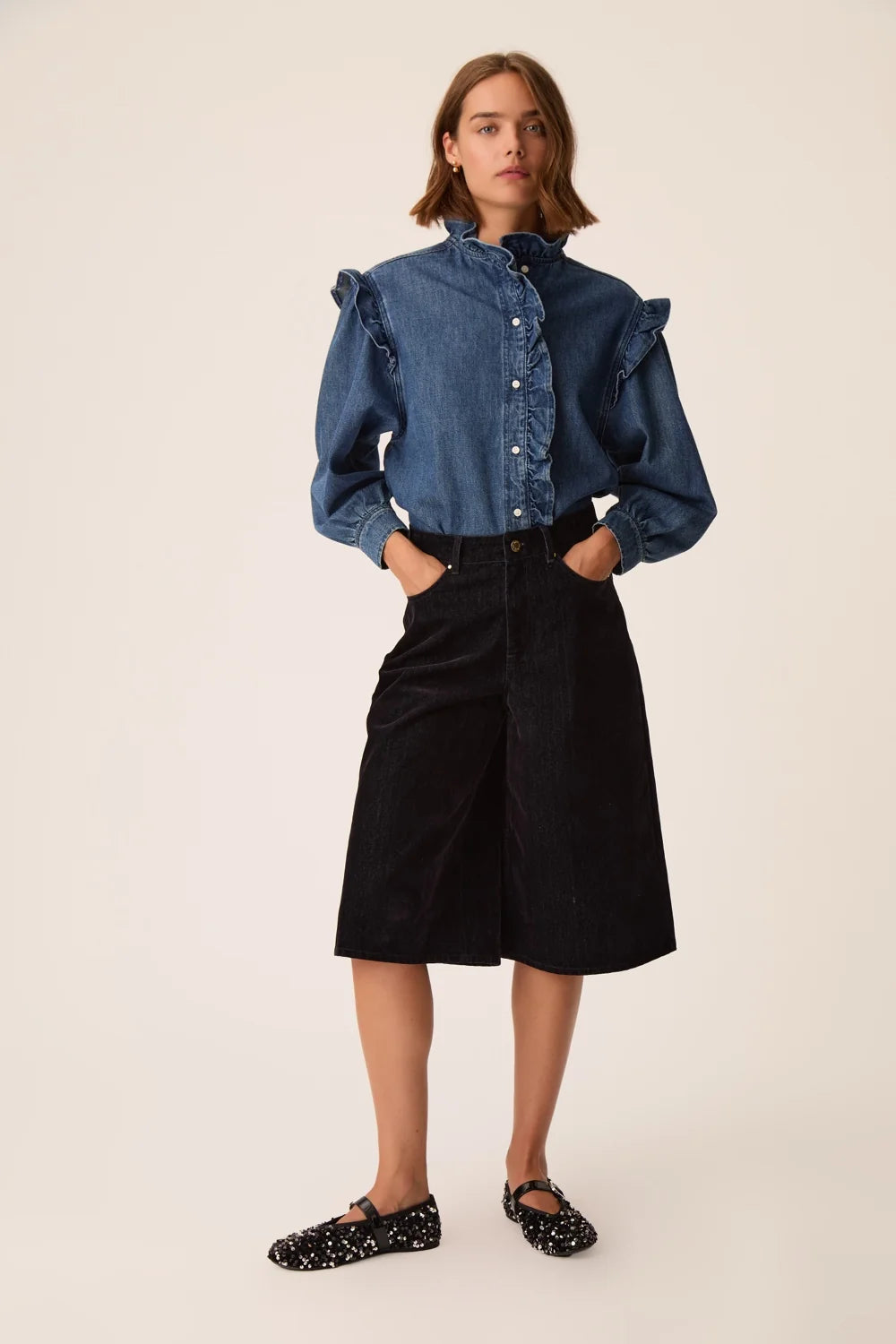 Des Petits Haut | Lazou - Middle Blue