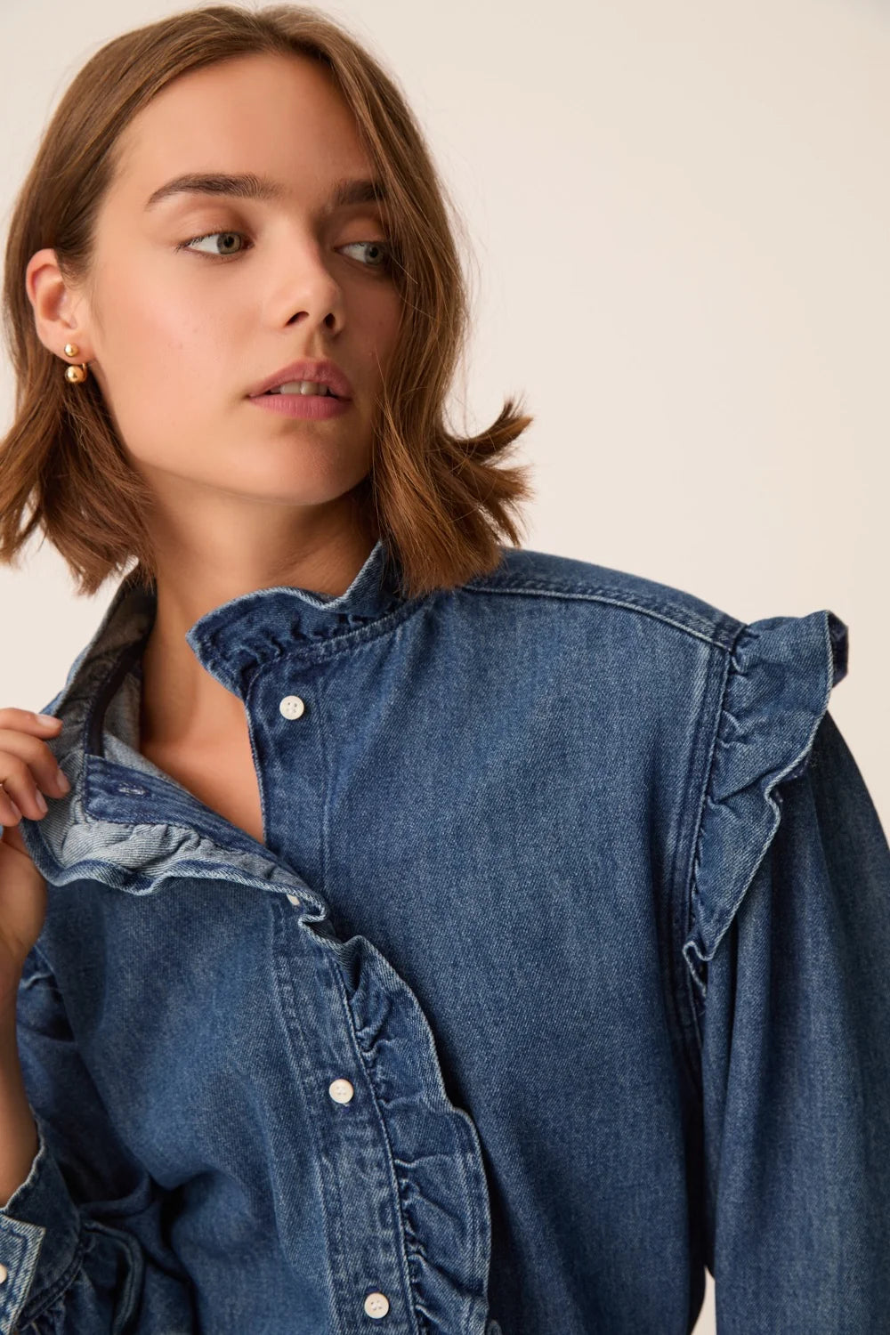 Des Petits Haut | Lazou - Middle Blue