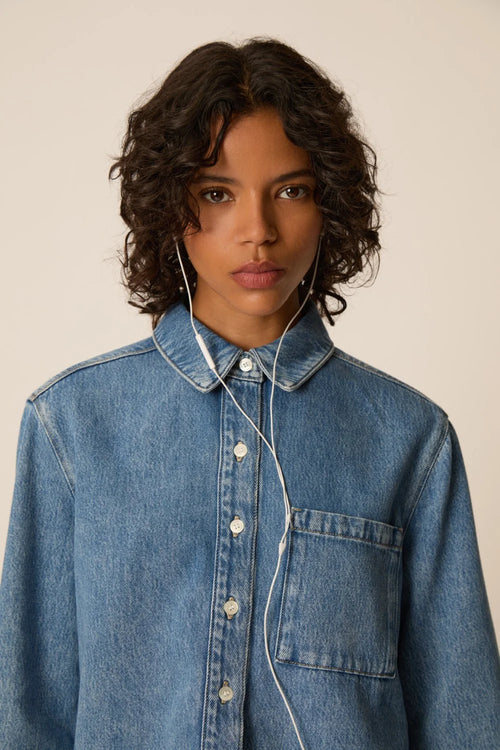Des Petite Hauts | Lazare Shirt - Mid Stone