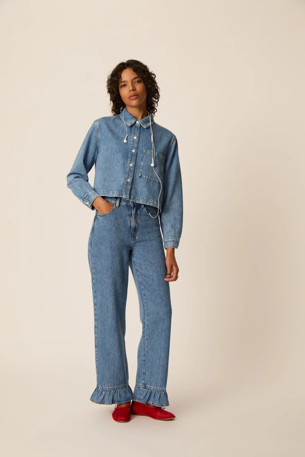 Des Petite Hauts | Lazare Shirt - Mid Stone