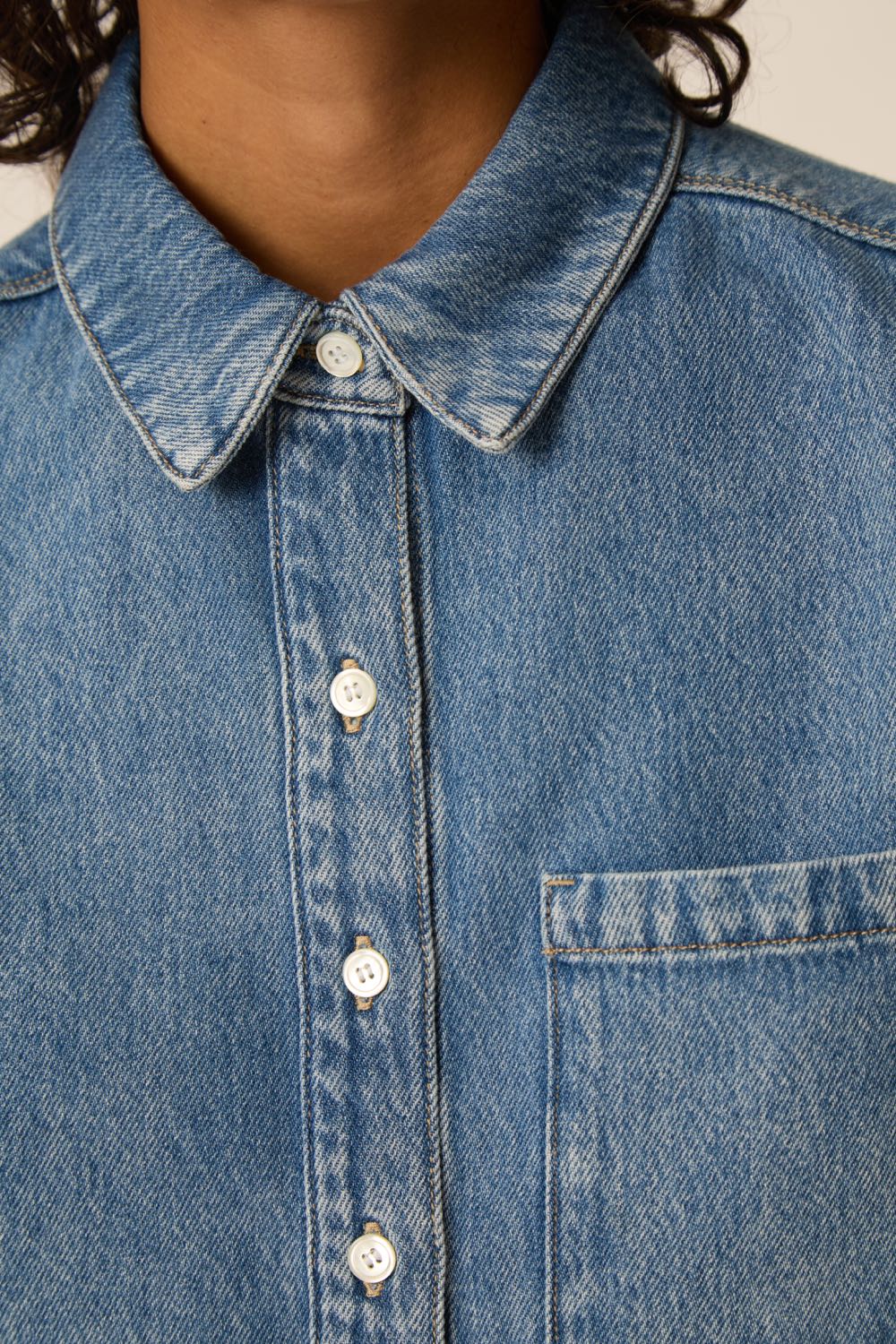Des Petite Hauts | Lazare Shirt - Mid Stone