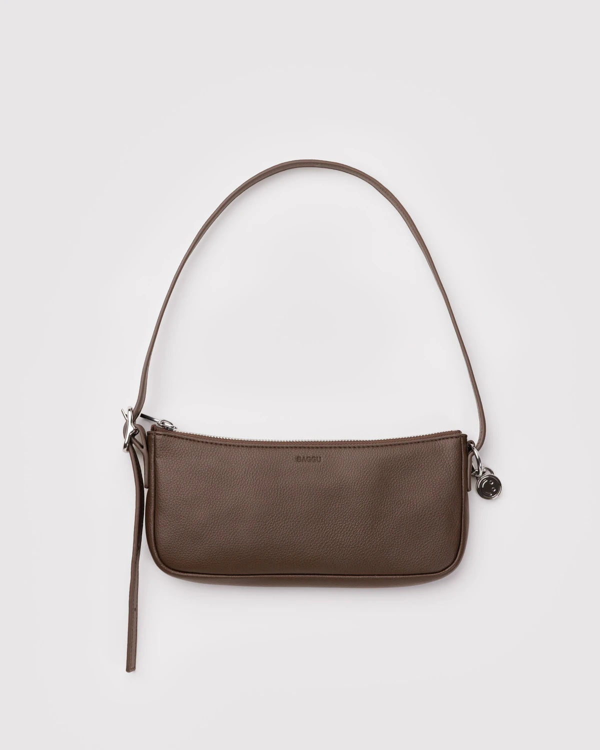 Baggu | Recycled Leather Pochette - Brown