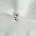 Love Local Jewelry | Dawn Helix Single Hoop - Silver