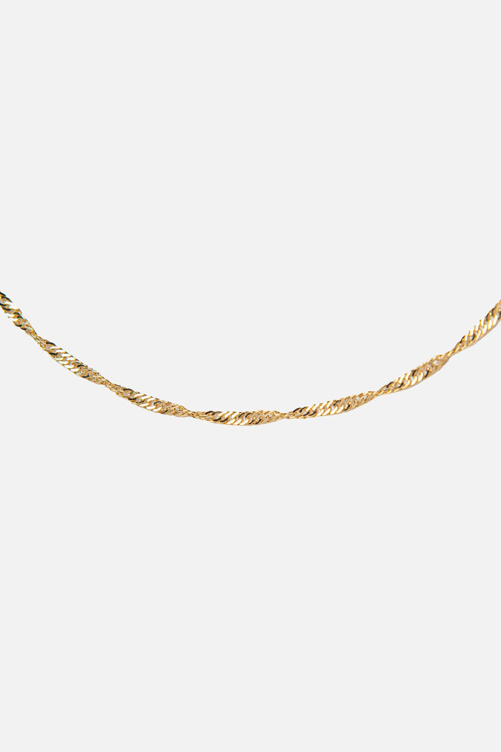 Kara Yoo | Thin Singapore Necklace - Gold