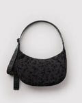 Baggu | Medium Nylon Crescent Bag - Charcoal Ditsy Floral