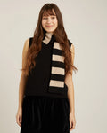 Naif | Justine Scarf - Black / Oat