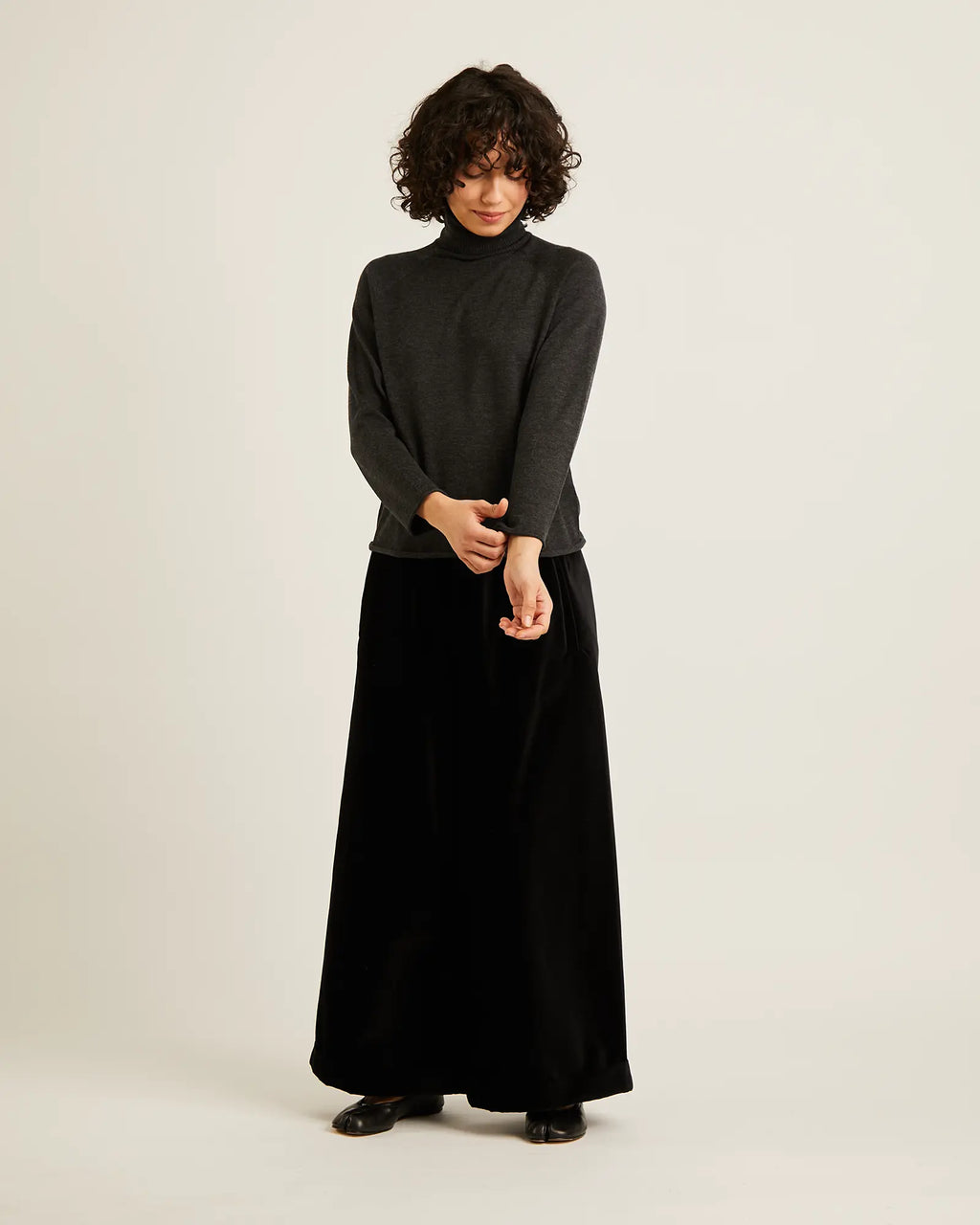 Naïf | Isadora Pants - Deep Emerald Velvet