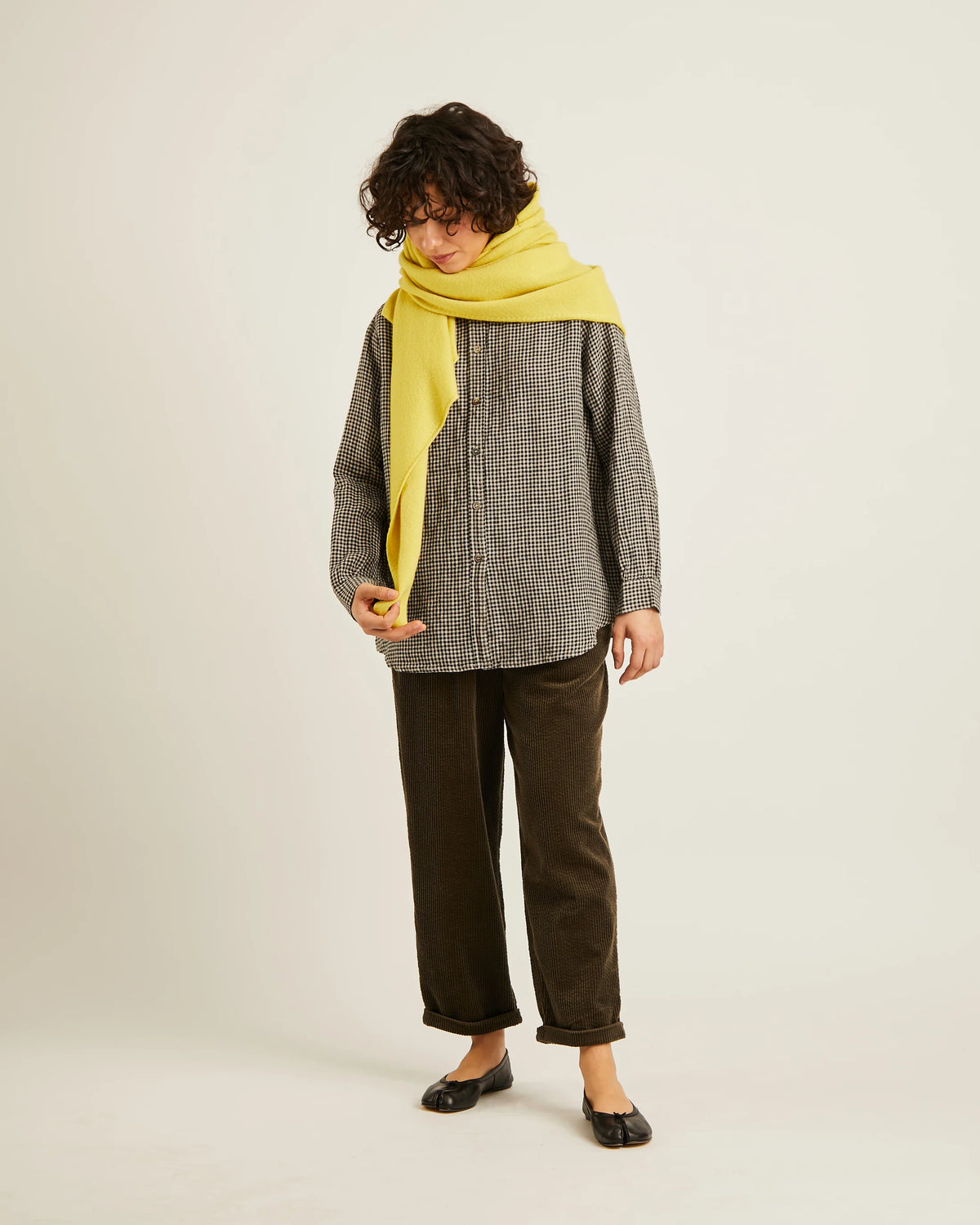 Naïf | Josephine Shawl - Yellow Lime