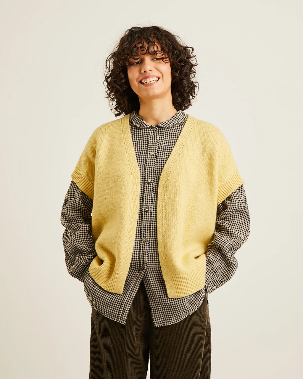 Naïf | Yuna Vest - Butter Yellow