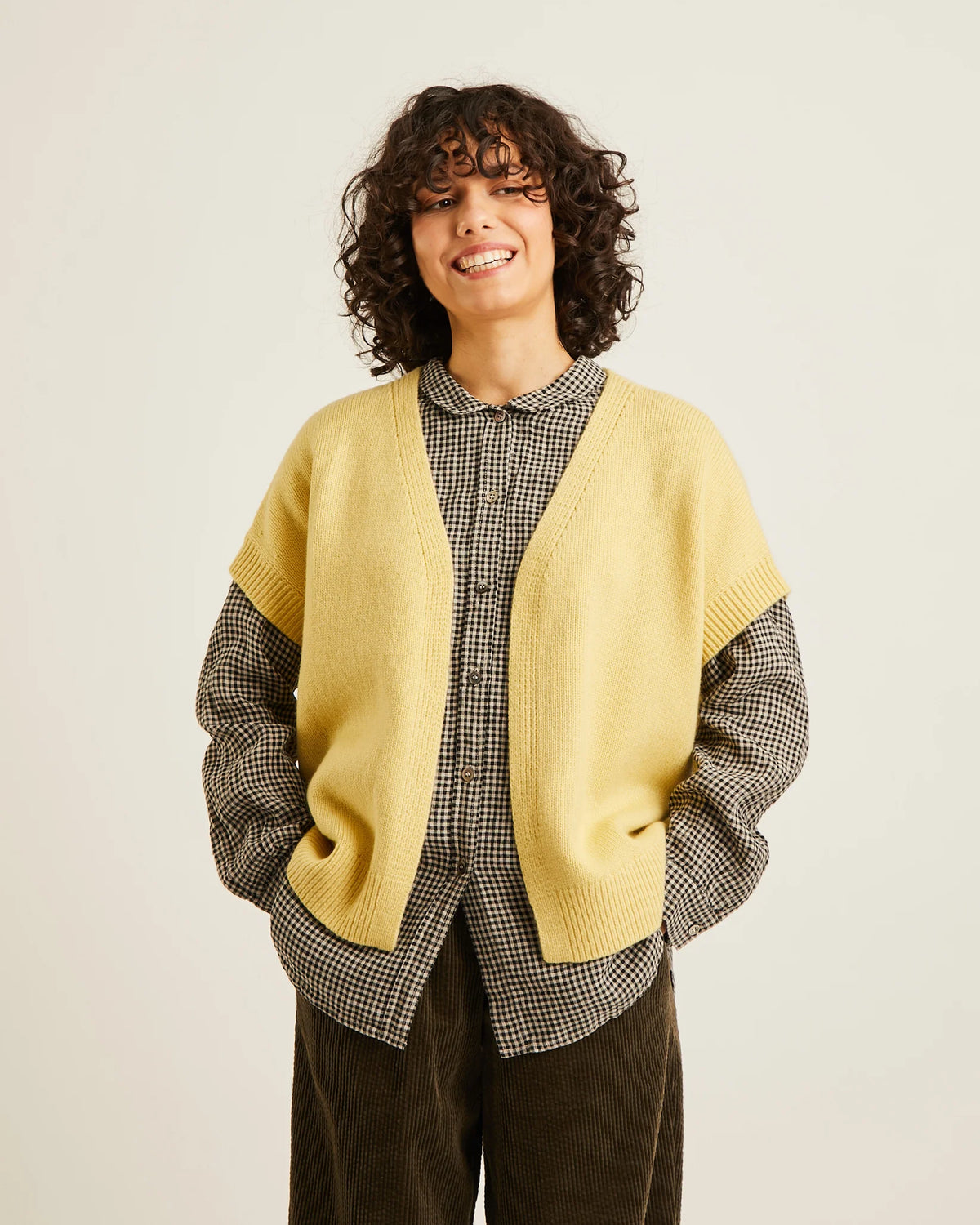 Naïf | Yuna Vest - Butter Yellow