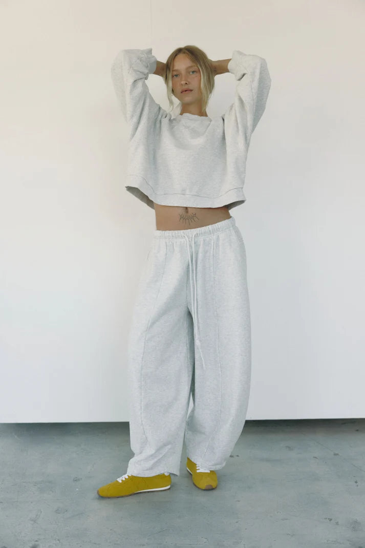 Boheme Goods | The Barrel Sweat Pant - Grey