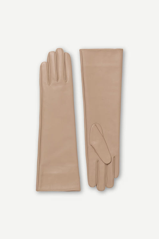 Samsoe Samsoe | Polette Long Gloves - Aluminum