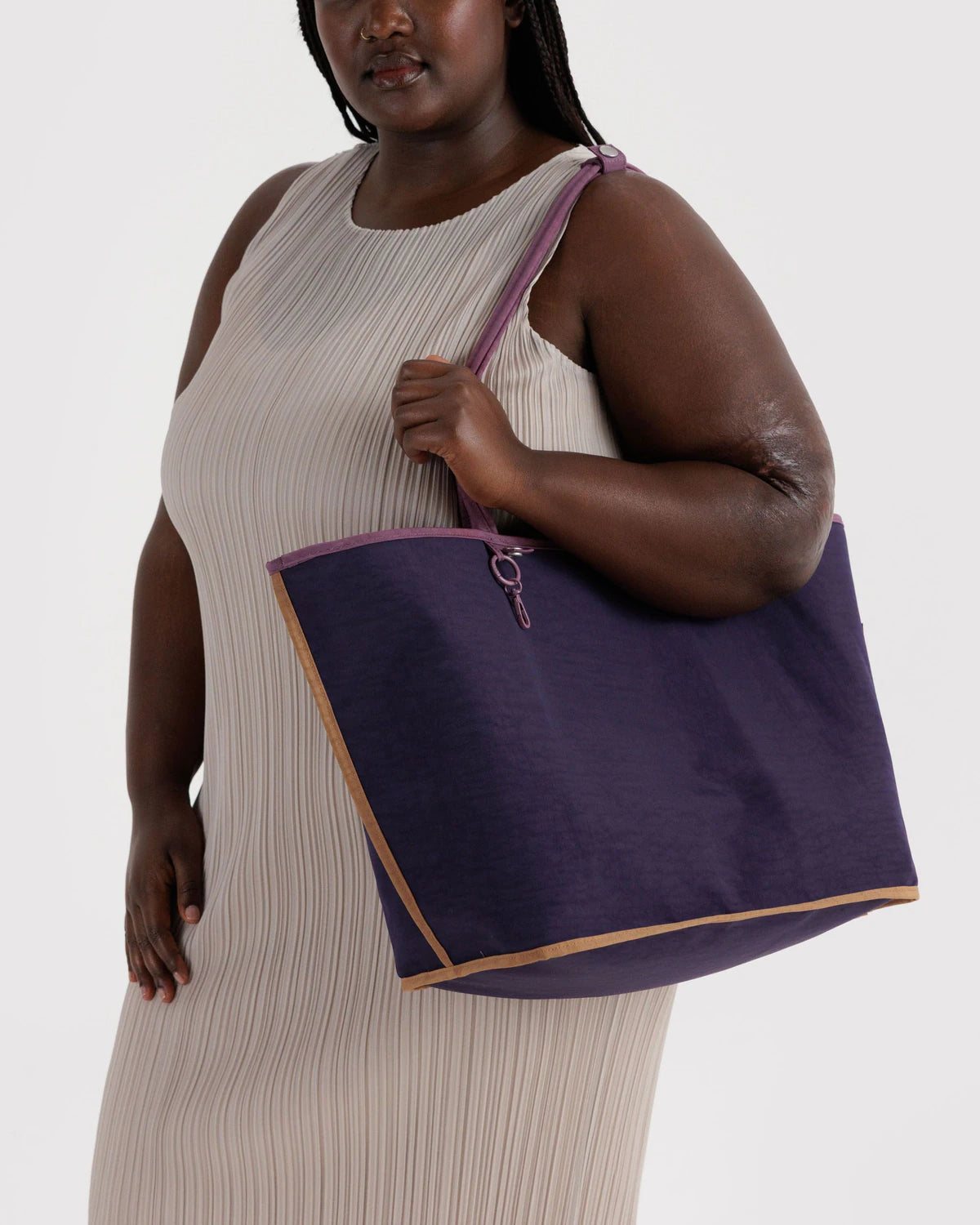 Baggu | Large Nylon Reversible Tote - Wild Plum Mix