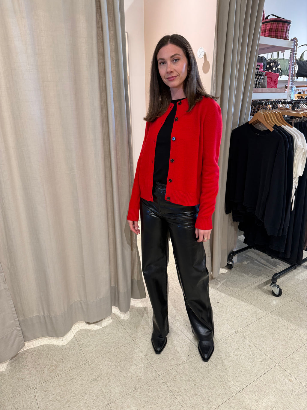 Naïf | Shelly Wool Cardigan - Red