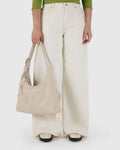 Baggu | Recycled Leather Shoulder Bag - Stone
