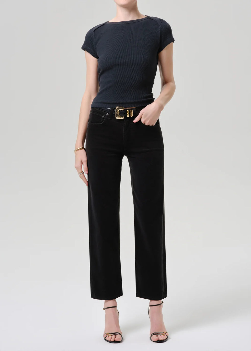 Citizens of Humanity | Palma Straight Stretch Baby Corduroy - Juniper