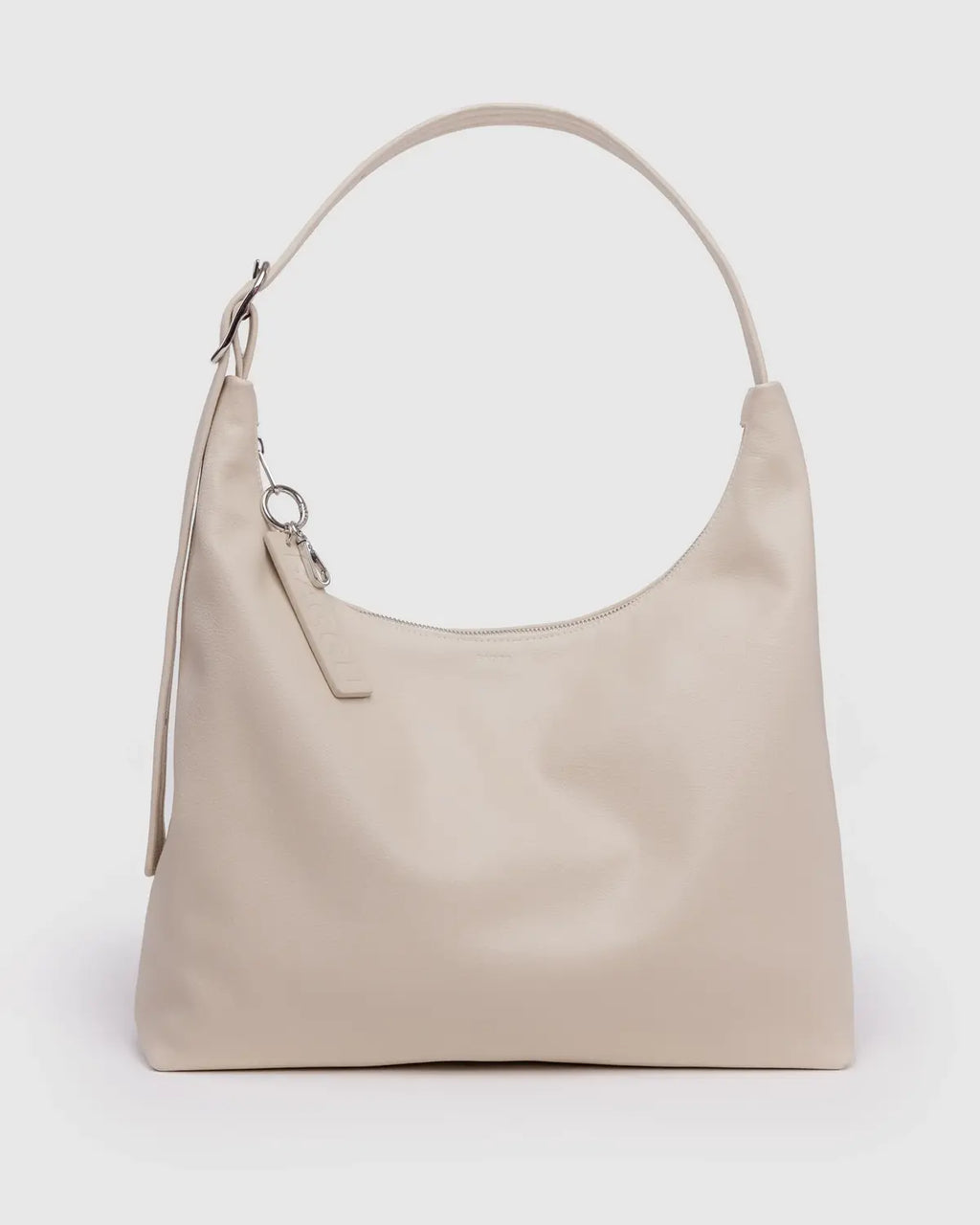 Baggu | Recycled Leather Shoulder Bag - Stone
